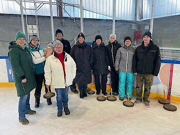 Eisstockschießen mit dem Hotel Hochriegel